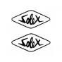 Stickerset Solex Black 70X33MM