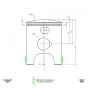 Piston 40MM (D) VHM Kreidler Block Ring