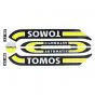 Stickerset Tomos A3 Old Model Yellow