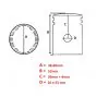 Piston 38.4MM Oversize Barikit Pin 10 Vespa