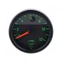 Tachometer 85MM VDO Replica Black/Green