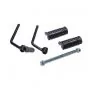 Footrest axle Puch 2 Speed Black