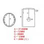 Piston 37.99MM (C) P12 Sachs Meteor