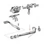 Gear Axle Foot Puch MV/Monza