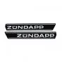 Tank stickers Zundapp Black/White