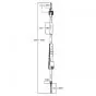 Speedometer cable Gilera Citta extended 61CM