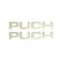 Sticker Puch 118X22MM Chrome 2 pieces