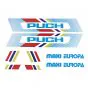 Stickerset Puch Maxi Europa White