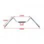 Handlebar M-Model Wide Chromed