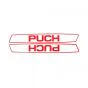 Tank transfer set Puch Maxi White/Red