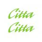 Sticker set Citta Word Green