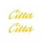 Sticker set Citta Word Yellow