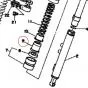 Fork leg protective sleeve Yamaha FS1