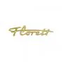 Emblem Front Fender Kreidler Brass 80MM