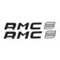 Battery box Stickers RMC-S Black/White 2 pieces