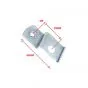 Mounting bracket Left Kreidler Chrome Fish