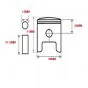 Piston 39.01MM (G) Barikit Zundapp L-Ring