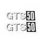 Stickerset Zundapp GTS50 Black Surface