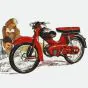 Buddyseat Kreidler 3G Red/Black 