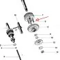 Cylinder Pin Kreidler 3G Gear Mechanism