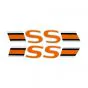 Stickerset SS Orange/Black Yamaha