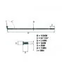 Spokes Set 2.6 X 160MM Galvanized