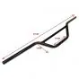 Handlebar Moto Cross Black Steel