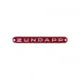 Emblem Zundapp Aluminum Red