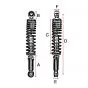 Shock absorbers Chrome 260MM Citta