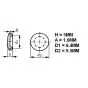 Rubber Seal Black 6.4 X 9.5MM