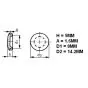 Rubber Seal Black 8.0 X 14.2MM