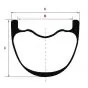 Rim Aluminum 1.60X17 Without Edge