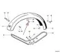 Stud bolt for Rear fender Kreidler