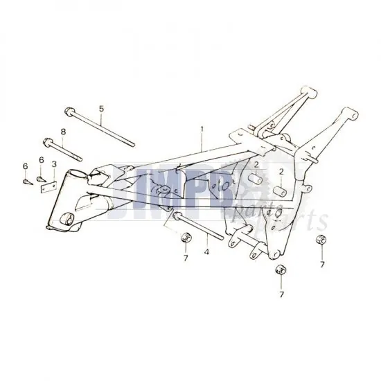 Frame Honda MT50