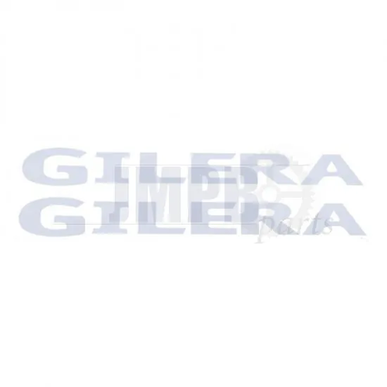 Gilera Word Stickerset White 315X30MM