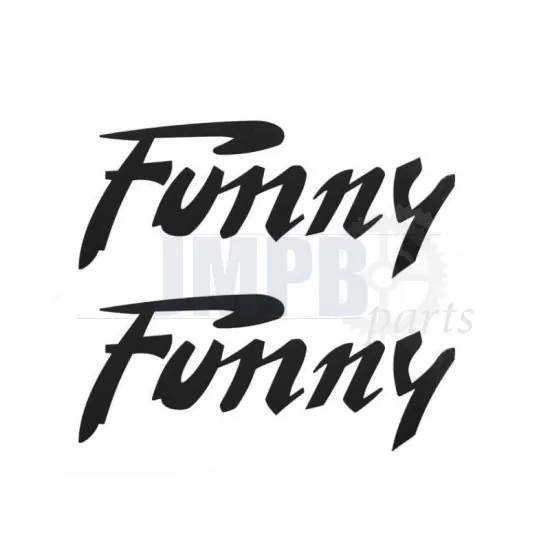 Stickerset Citta Funny Black 115X45MM