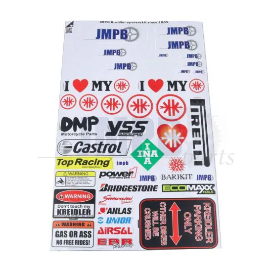 Stickerset JMPB Kreidler