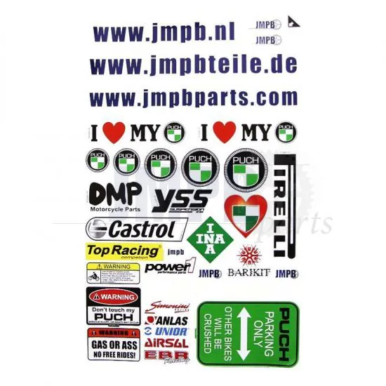Stickerset JMPB Puch