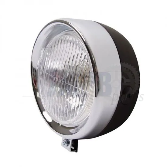 Headlight Classic Black Puch Maxi 