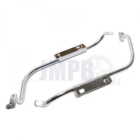 Radiator bracket set Chromed Zundapp 517