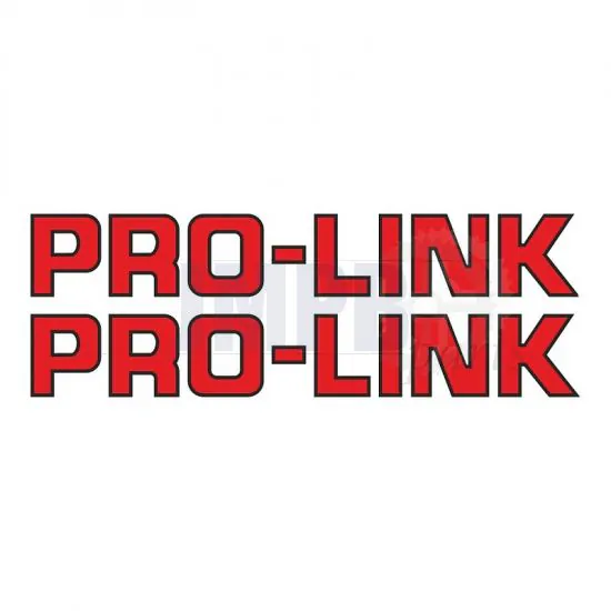 Stickerset Pro-Link Red 16.5CM