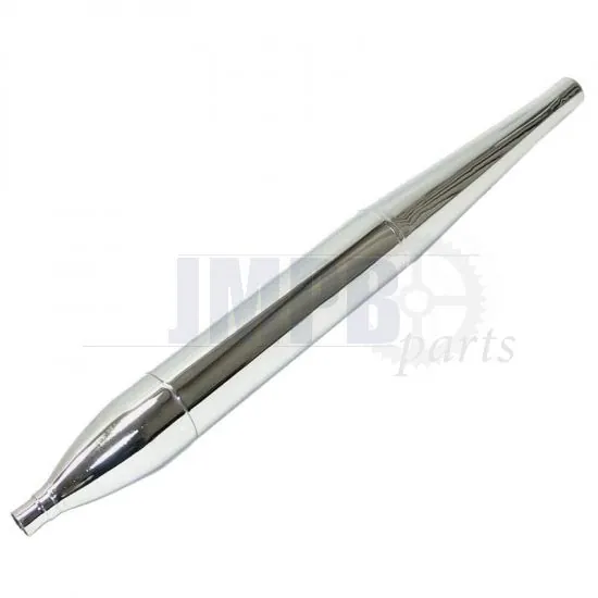 Exhaust Silencer Universal Cigar Chrome 30MM