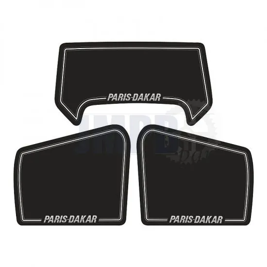 Stickerset Honda MT50 Paris Dakar Black 3-Parts