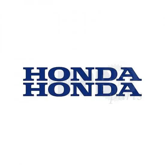 Stickerset Honda Word Blue 12CM