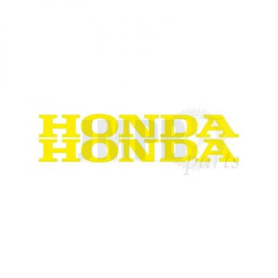 Stickerset Honda Word Yellow 12CM