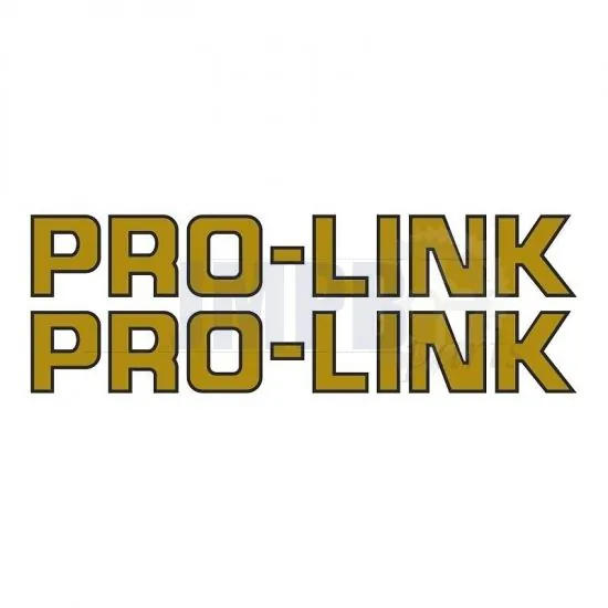 Stickerset Pro-Link Gold 16.5CM