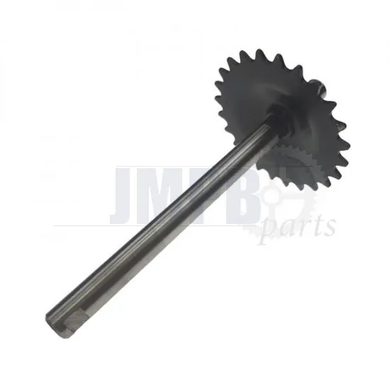 Crank axle 24 Teeth Peugeot 103