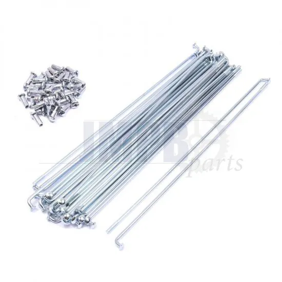 Spokes set Galvanized 2.9 X 210MM