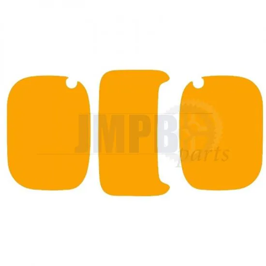 Set Side Panel / Headlight spoiler Stickers Yellow Honda MTX-SH
