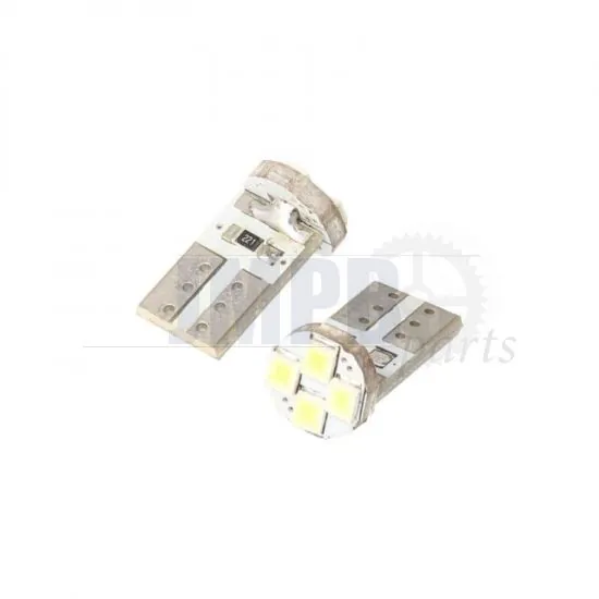 Wedge Bulb T10 LED White 2 Pieces 12 Volt